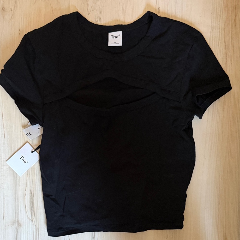 TNA Black Short Sleeve Women's Tee